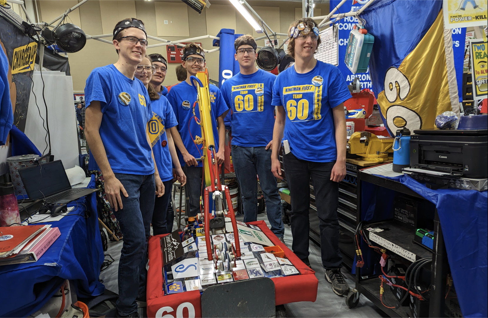 2023 robot drive team with our robot